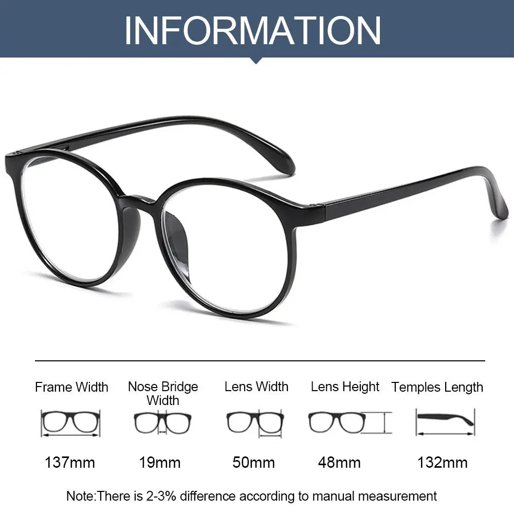 0~-4.0 Myopia Glasses Nearsighted Eyeglasses Vision Care Optical Spectacles Eyewear Computer Goggles Radiation Protection