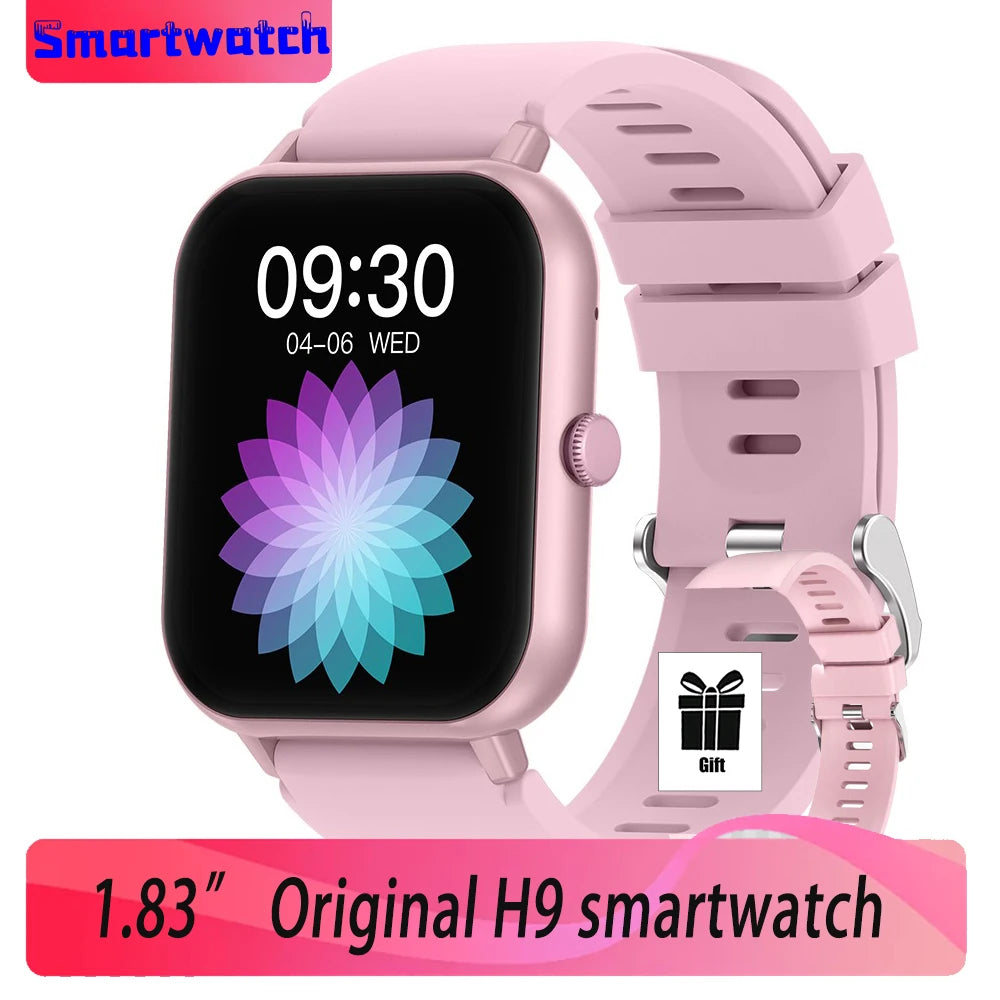 2024 New H9 Plus For Xiaomi Bluetooth Call Sport Watches Heart Rate Smart Watch Samrtwatch Women Watch Man Watch Jam Smart Watch