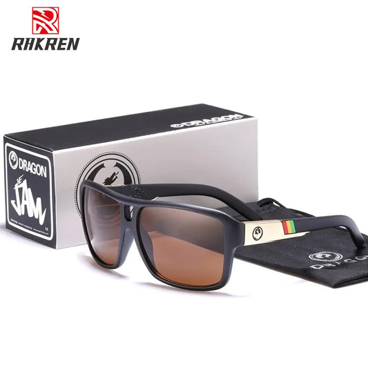 Dragon Sunglasses Men Driving Shades Male Brand Square Sun Glasses for Men Fishing Sports Eyewear Accessories UV400