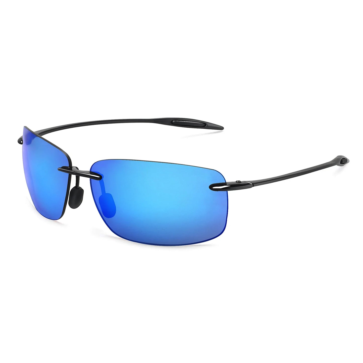 New Fashion UV400 Classic Sports Rimless Sunglasses Men Women Male Driving Golf Rectangle Ultralight Frame Sun Glasses Vintage