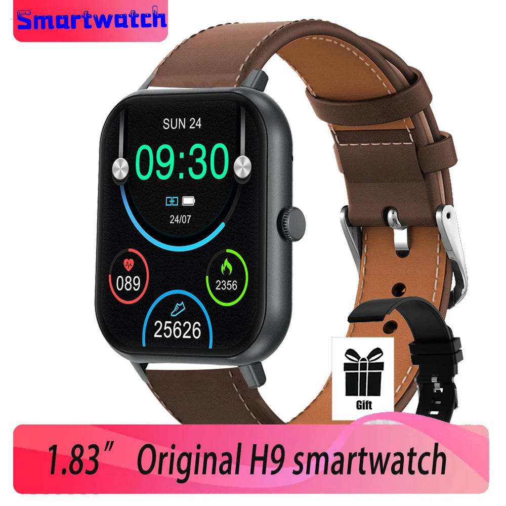 2024 New H9 Plus For Xiaomi Bluetooth Call Sport Watches Heart Rate Smart Watch Samrtwatch Women Watch Man Watch Jam Smart Watch