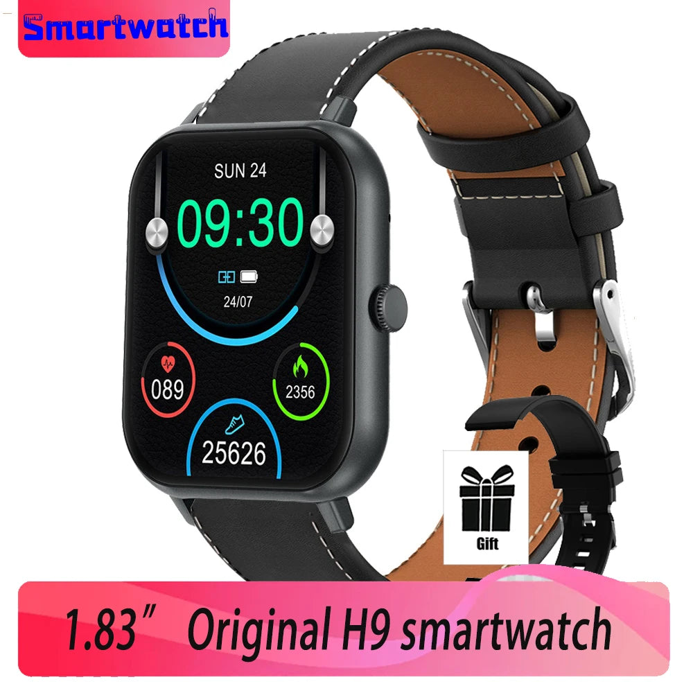 2024 New H9 Plus For Xiaomi Bluetooth Call Sport Watches Heart Rate Smart Watch Samrtwatch Women Watch Man Watch Jam Smart Watch