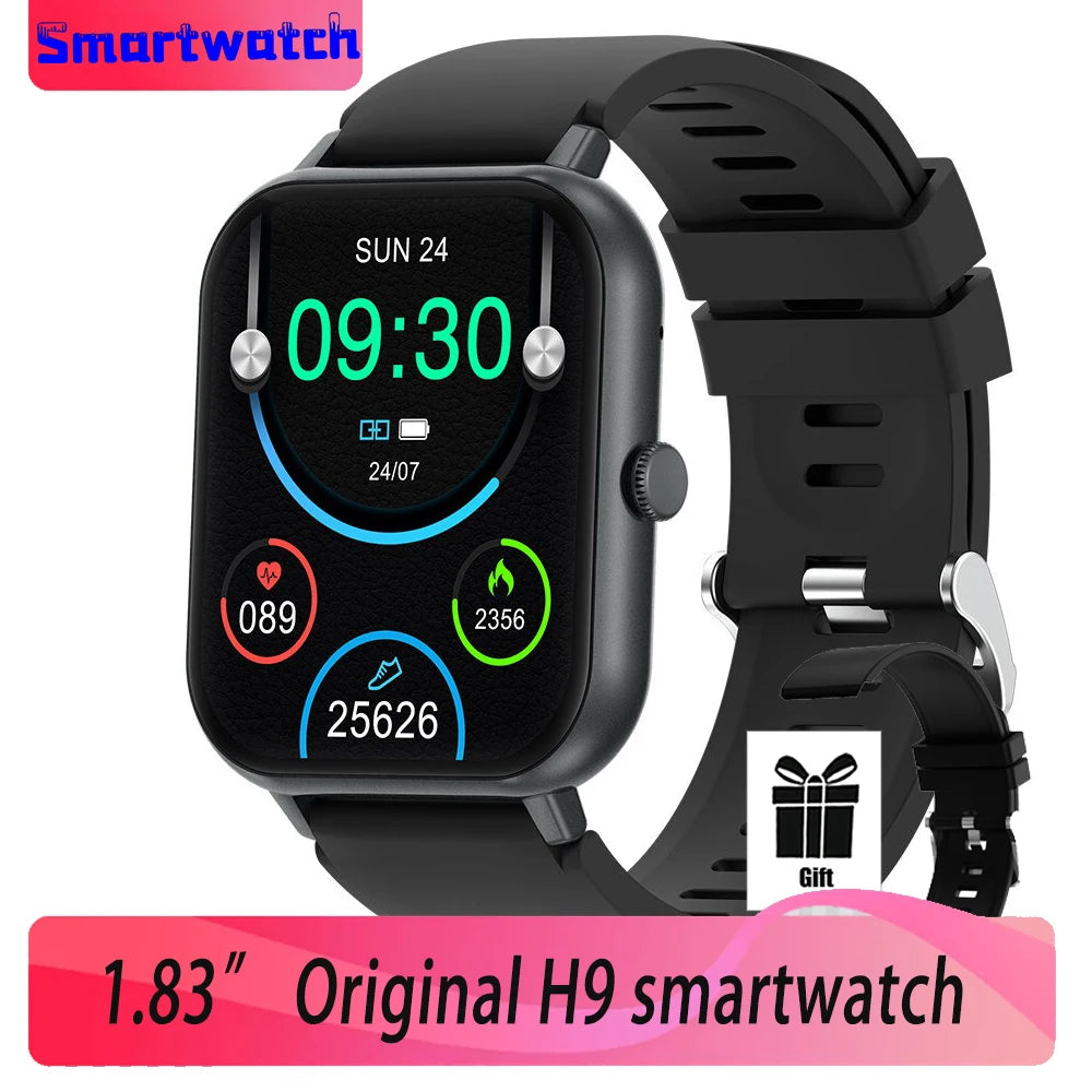 2024 New H9 Plus For Xiaomi Bluetooth Call Sport Watches Heart Rate Smart Watch Samrtwatch Women Watch Man Watch Jam Smart Watch